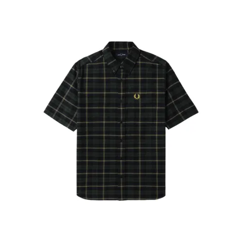 FRED PERRY Морской синий NYX Мужские рубашки