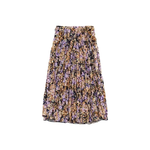 Bimba Y Lola SS24 Повседневная длинная юбка женская розовая