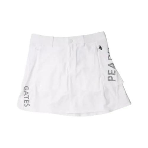 PEARLY GATES Повседневные короткие юбки Женские Белые