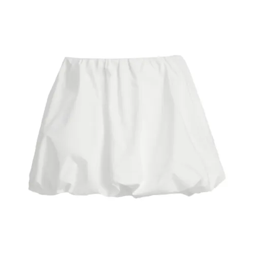 OROI Повседневные короткие юбки Женские Белые