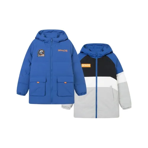 361°KIDS Down Jacket Galaxy Cobalt Blue Peak Gray Teenagers
