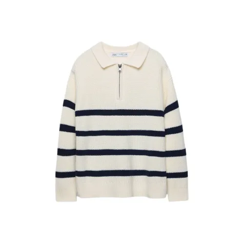 ZARA Свитер Морозный Белый Подростки