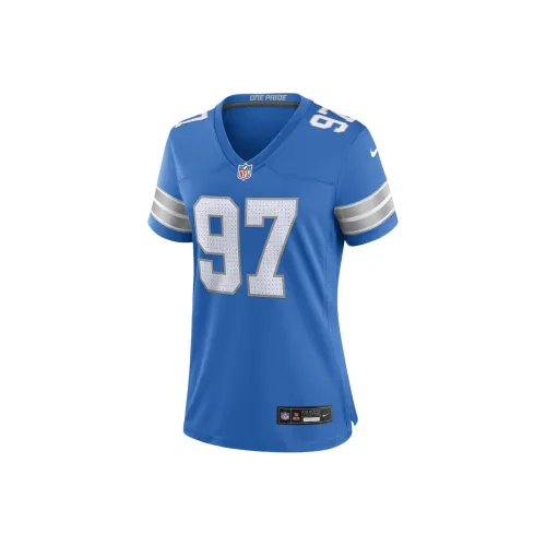 NIKE Синий Женская Регбийная Джерси