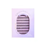 Норковый мех, белый, лунный свет, 120 кластеров/коробка