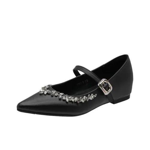 City Camel Плоская подошва Туфли Мэри Джейн Женские