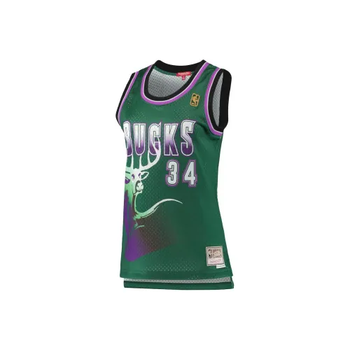 NBA x MITCHELL NESS Баскетбольная Джерси Женская Зеленая