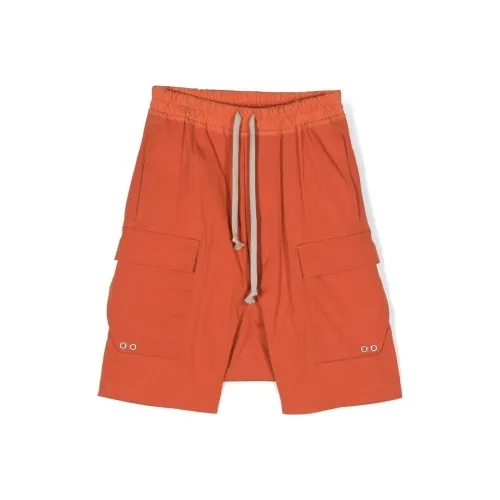 Rick Owens DRKSHDW Kids Шорты Подростки Оранжевый