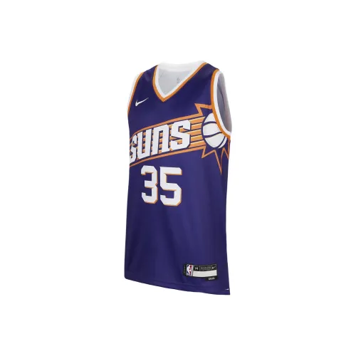 Nike Повседневная спортивная одежда Dri Fit NBA Swingman Джерси Phoenix Suns Новый орхидеево-фиолетовый Детский