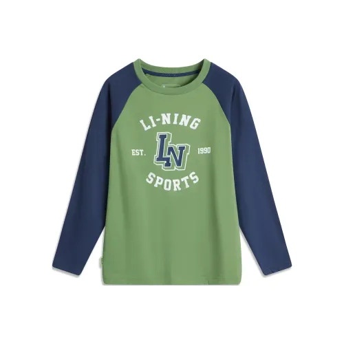 LINING YOUNG Sports Life Collection Футболка Port Wine Green Подростки