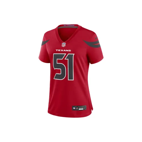 NIKE Красный Женская Регбийная Джерси