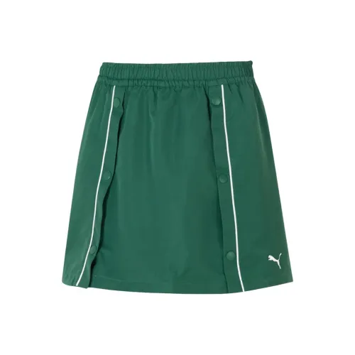 PUMA Sports Life Collection Зеленая Женская Повседневная Короткая Юбка