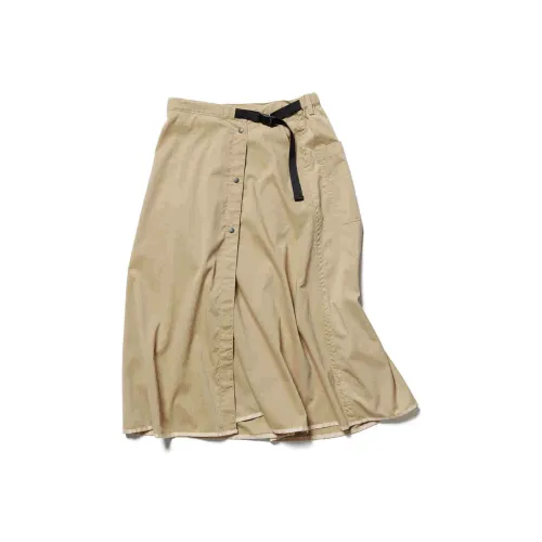 NANGA HINOC RIPSTOP WRAP Юбка Повседневная Длинная Юбка Женская Бежевая