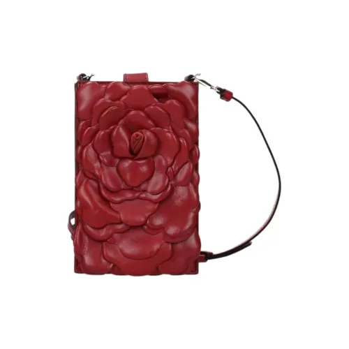 Valentino Гладкая кожа Сумка через плечо Женская Красная