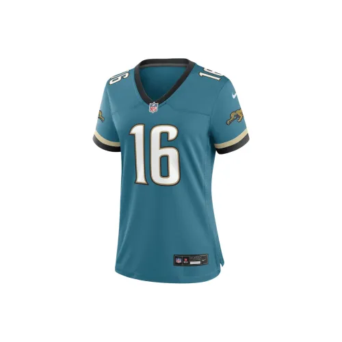nike NFL Trevor Lawrence Jacksonville Jaguars Регби Джерси Женские Циановый