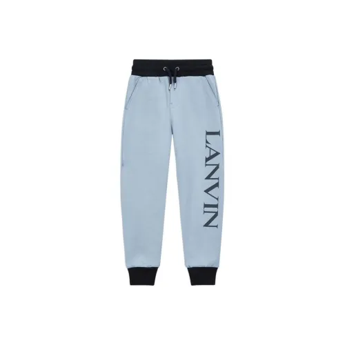 Lanvin Синие Школьные Вязаные Спортивные Брюки