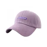 AWESOME Вышивка Бейсболка Фиолетовая