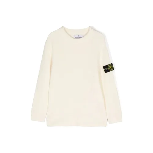 STONE ISLAND Белый Kids Свитеры