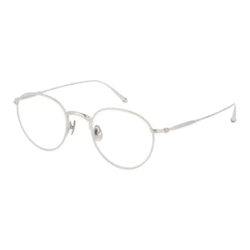 Matsuda Титан Круглые Оправы для очков Унисекс Серебряный