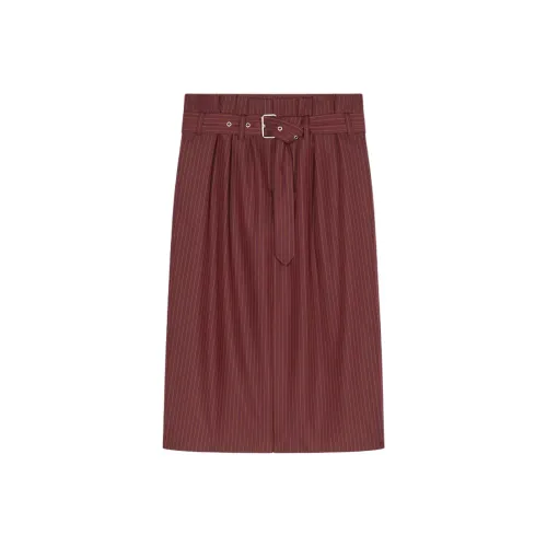 DRIES VAN NOTEN Повседневный Длинный Юбка Женские Красный