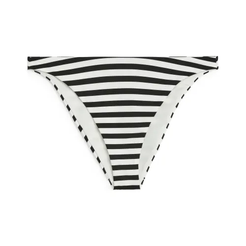 ARKET Плавательные шорты Женские Черный Белый