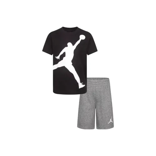 Nike Повседневная Спортивная Одежда Черная Серый Детская