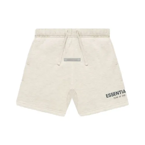 Fear Of God Essentials FW21 KidsSweatshort Светлый Меланжевый Овсянка Шорты Детские Светлый Овсяный Серый