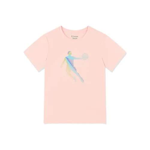 QIAODAN SWEETIE Розовый Kids T Рубашки