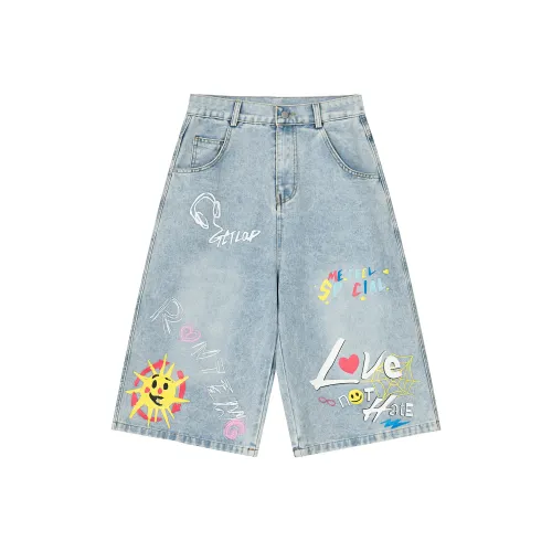 JASONWOOD Синие Унисекс Джинсовые Шорты