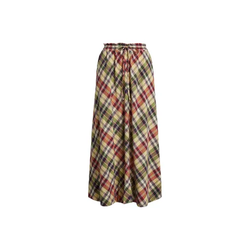 Polo Ralph Lauren Повседневный Длинный Юбка Женские Многоцветный