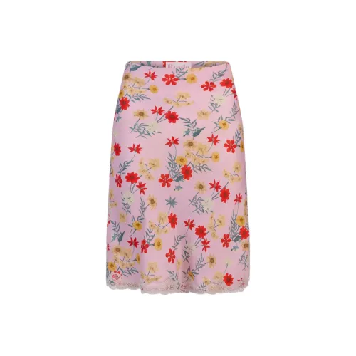 Rouje ALEXANDRIA Юбка Повседневная Длинная Юбка Женская Розовая