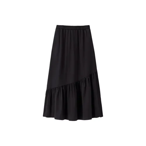 Giordano Повседневный Длинный Юбка Женские