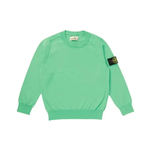 STONE ISLAND Светло-зеленый Kids Свитеры