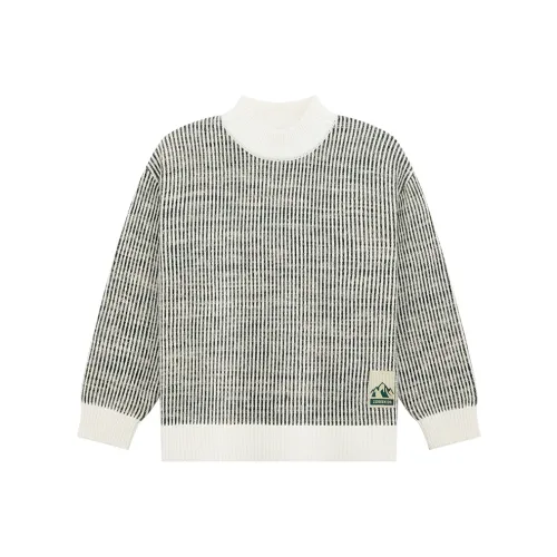 ZOSEE Свитер Черный Белый Полосы Детский