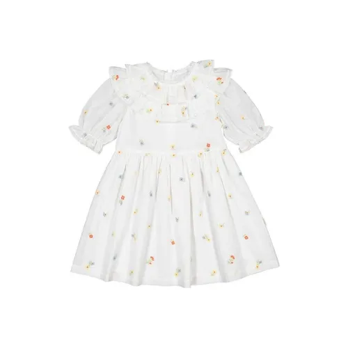 Happyology Детское платье Full OF Вышитое Маленький Цветы Детский