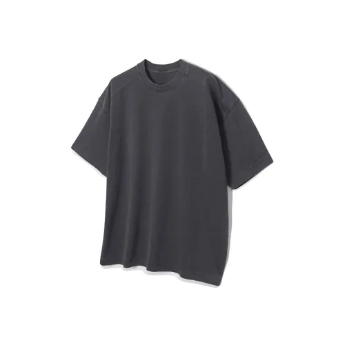 BISHE Мужская футболка серого цвета