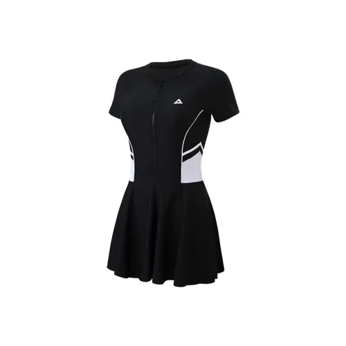 PEAK Ван-Пис Купальник Женские Черный Белый