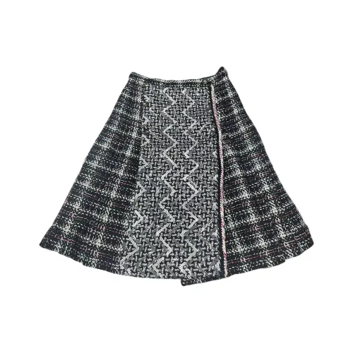 CHANEL 21K Повседневная Длинная Юбка Женская Многоцветная