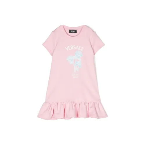 VERSACE SS24 Платье Светло-Розовое Детское