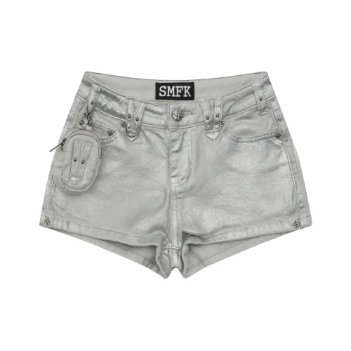 SMFK Джинсовые шорты Женские Starry Silver