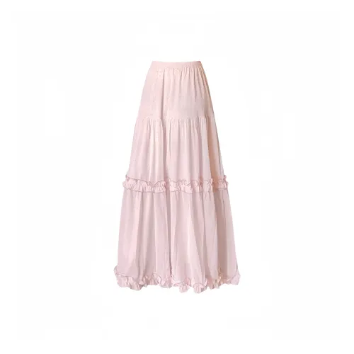 AURORA MUSE Повседневная длинная юбка женская розовая
