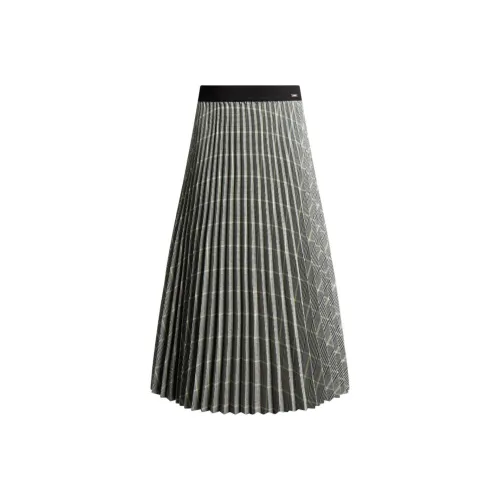 ARMANI EXCHANGEAE Повседневный Длинный Юбка Женские Серый