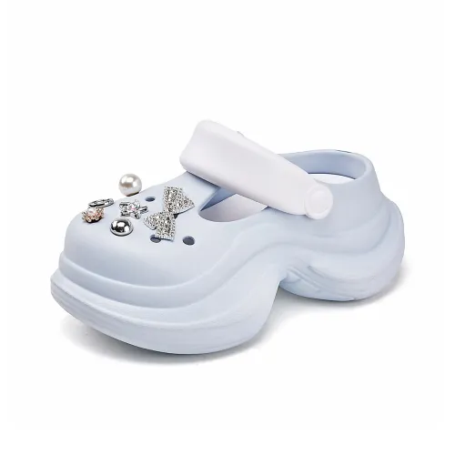 La Chapelle Бизнес Повседневный Удобный Сабо Женские Синий