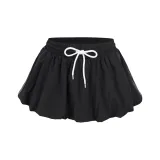 Чёрная короткая юбка