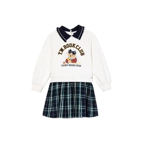 Teenie Weenie Men Детское платье цвета слоновой кости