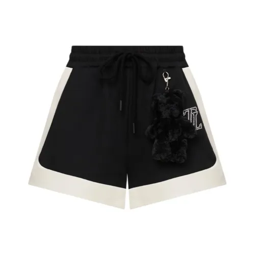 TSMLXLT Спортивные шорты Женские Полночный черный