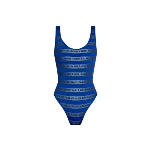 BALMAIN One-piece Swimsuit Women's Blue