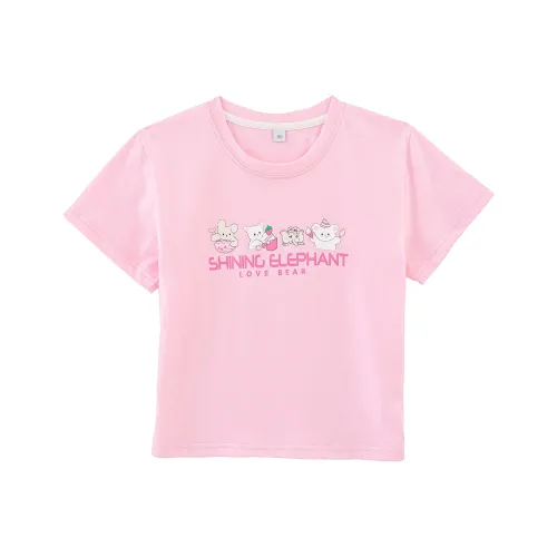 Brilliant T-Shirt Детский Темно-Розовый