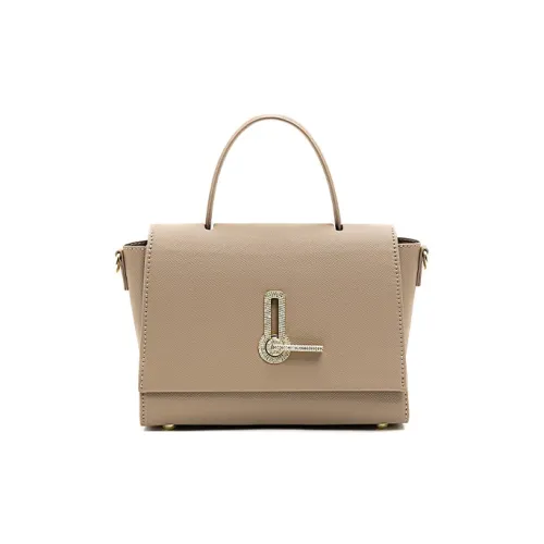 BASA BELA Коровья кожа Сумка на одно плечо Женская Серо-слоновая