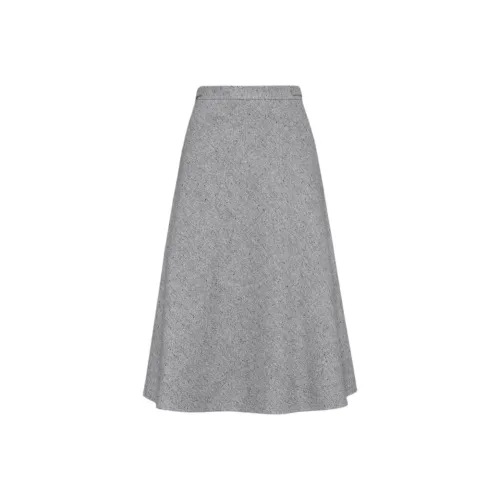 THOM BROWNE· Повседневный Длинный Юбка Женские Серый