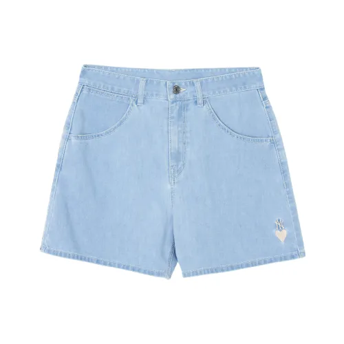 Mlb Base Logo New York Yankees Джинсовые шорты Женские Blue